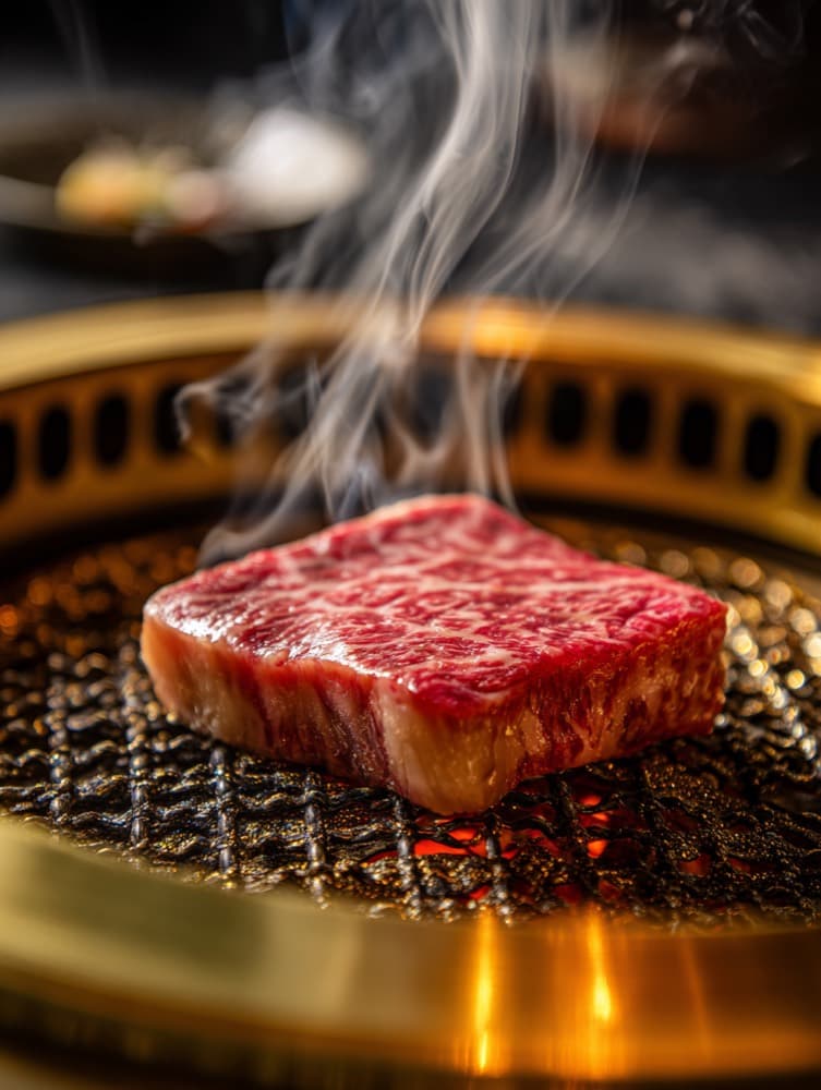 Yakiniku premium-bricka med utvalda köttdetaljer